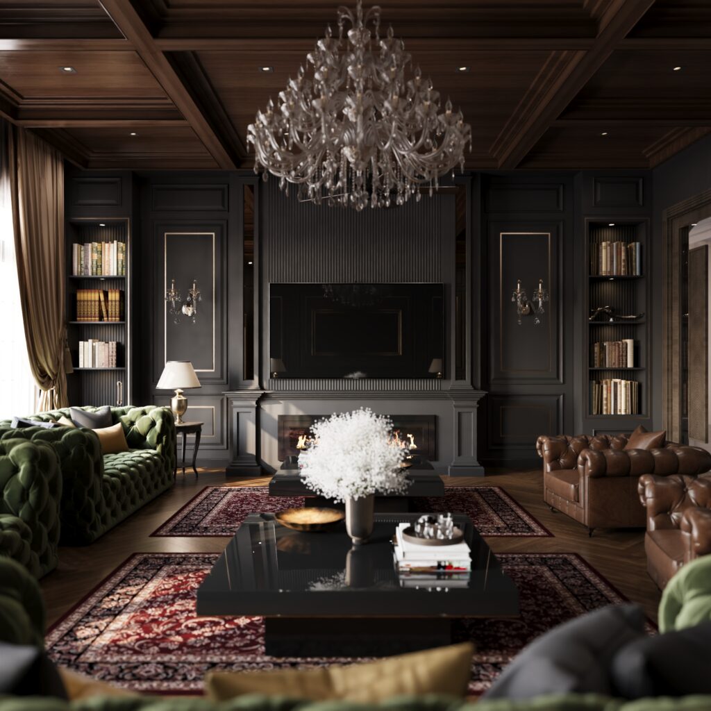 Interior of The Bastion, a luxury residential interior in Islamabad by ARCHILAD